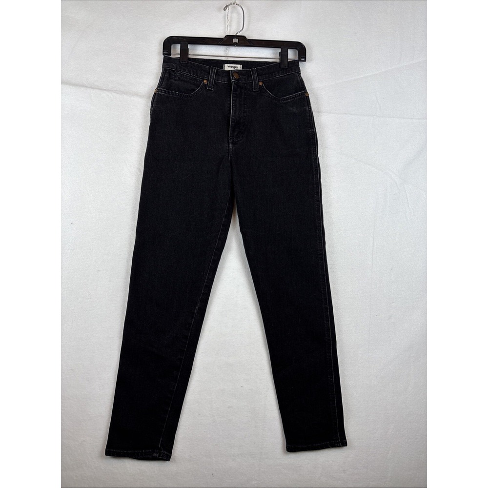 Wrangler Size 26 X 26 Heritage slim Black Denim Jeans Mid Rise Skinny Jeans